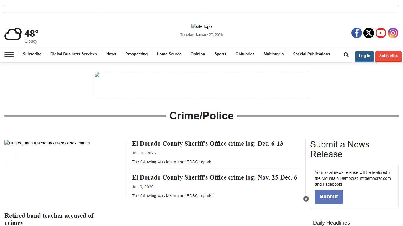 Crime/Police mtdemocrat.com